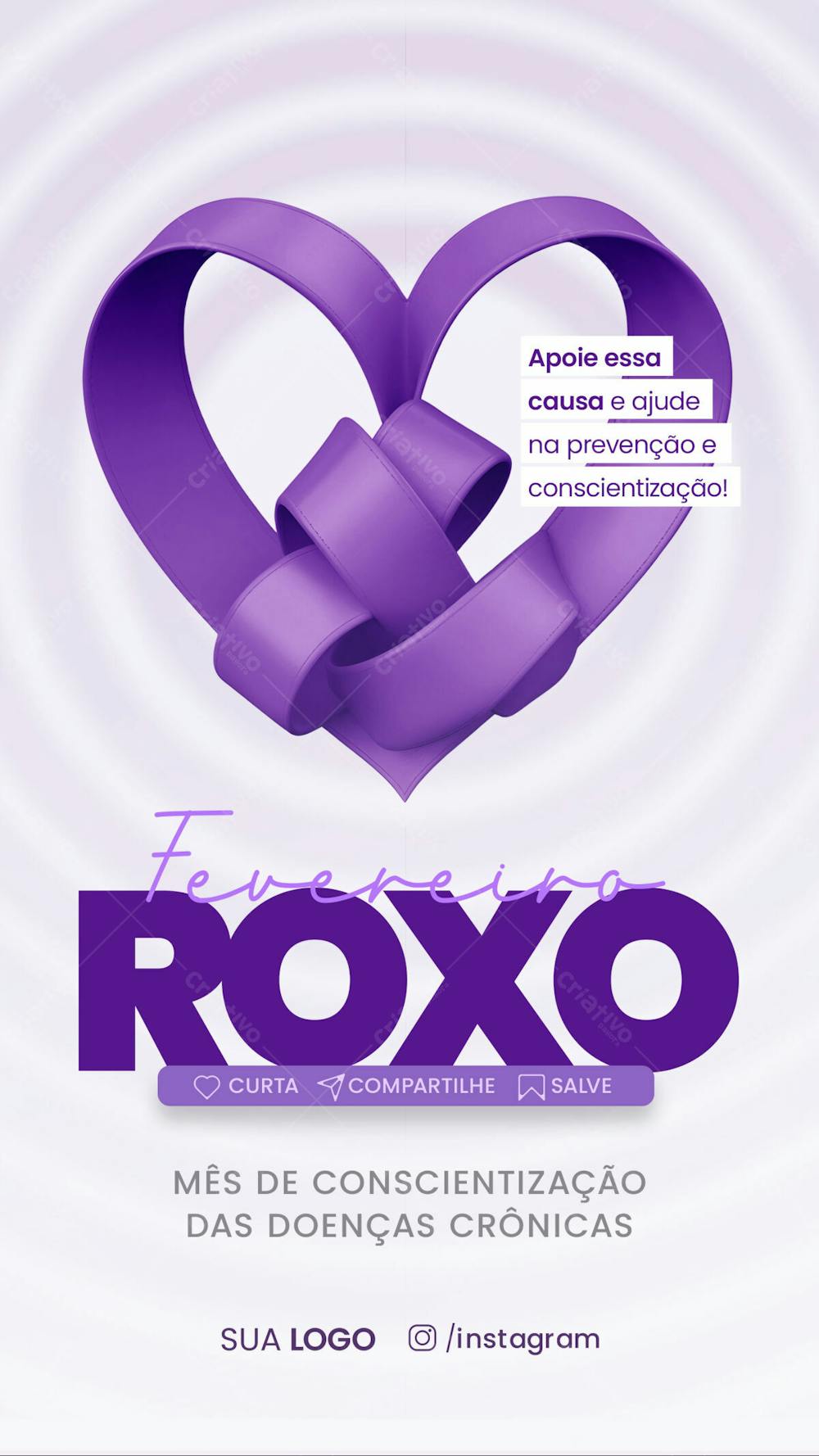 CAMPANHA | FEVEREIRO ROXO -  SOCIAL MEDIA