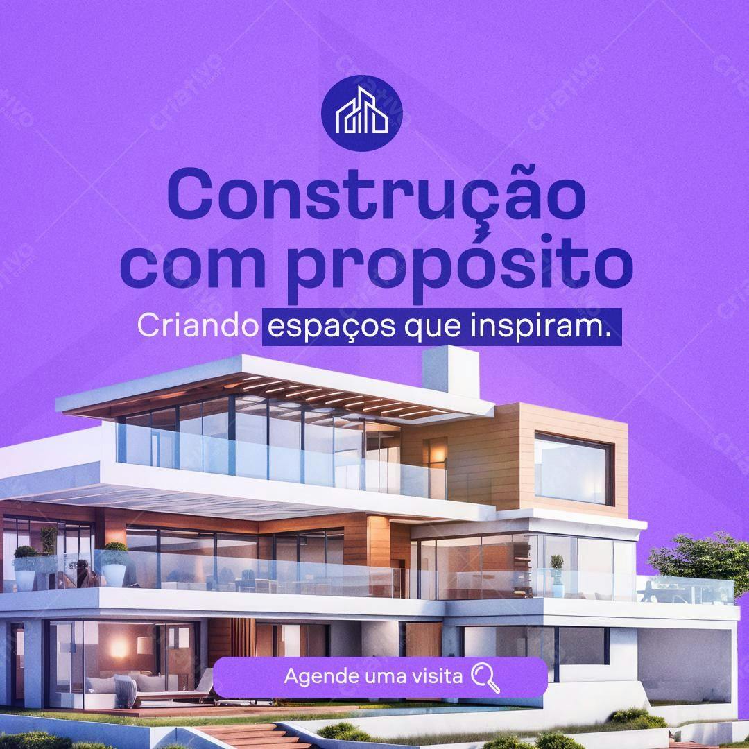 Post para Imobiliária PSD Editável