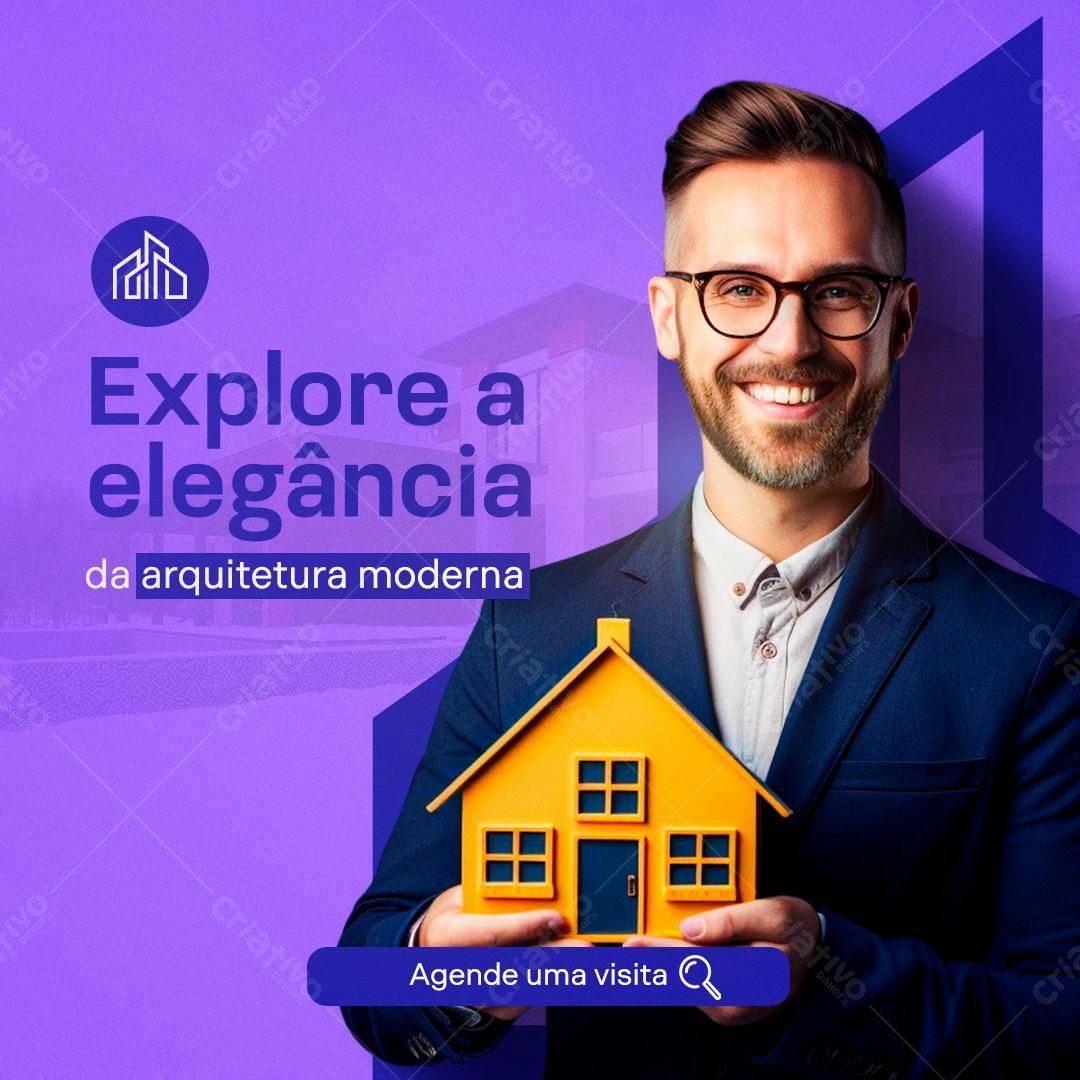 Postagem Instagram Imobiliária PSD Editável