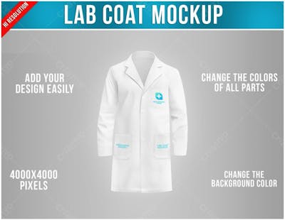 Jaleco De Laboratório Mockup