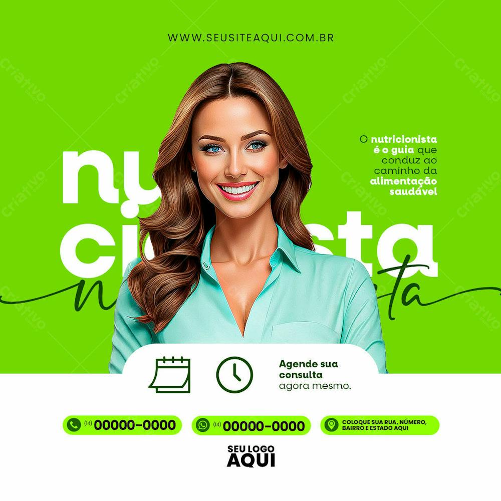 NUTRICIONISTA | DIETA | ALIMENTAÇÃO | PSD EDITÁVEL