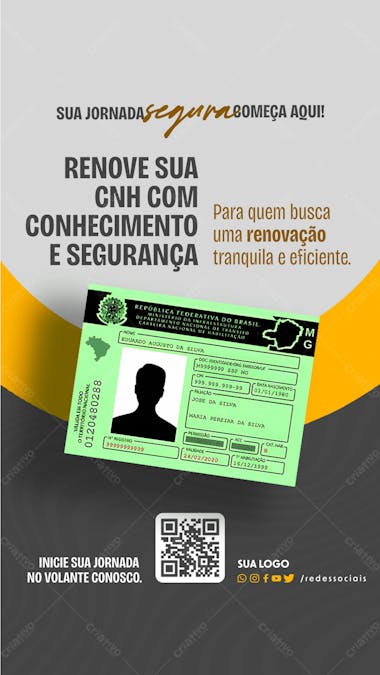 Story auto escola renove sua cnh com conhecimento