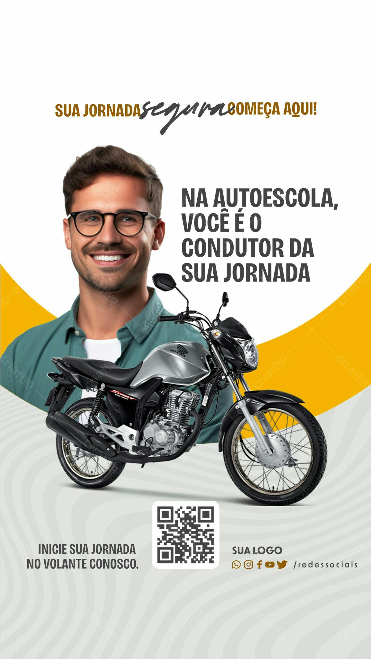 Flyer para Autoescola PSD Editável