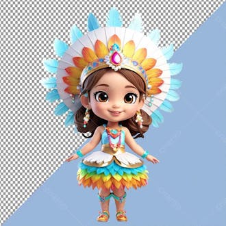 Carnaval 3d , menina fofa, fantasia, png, pixar, disney,