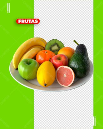 Frutas | verduras | legumes | imagem sem fundo | psd editáve