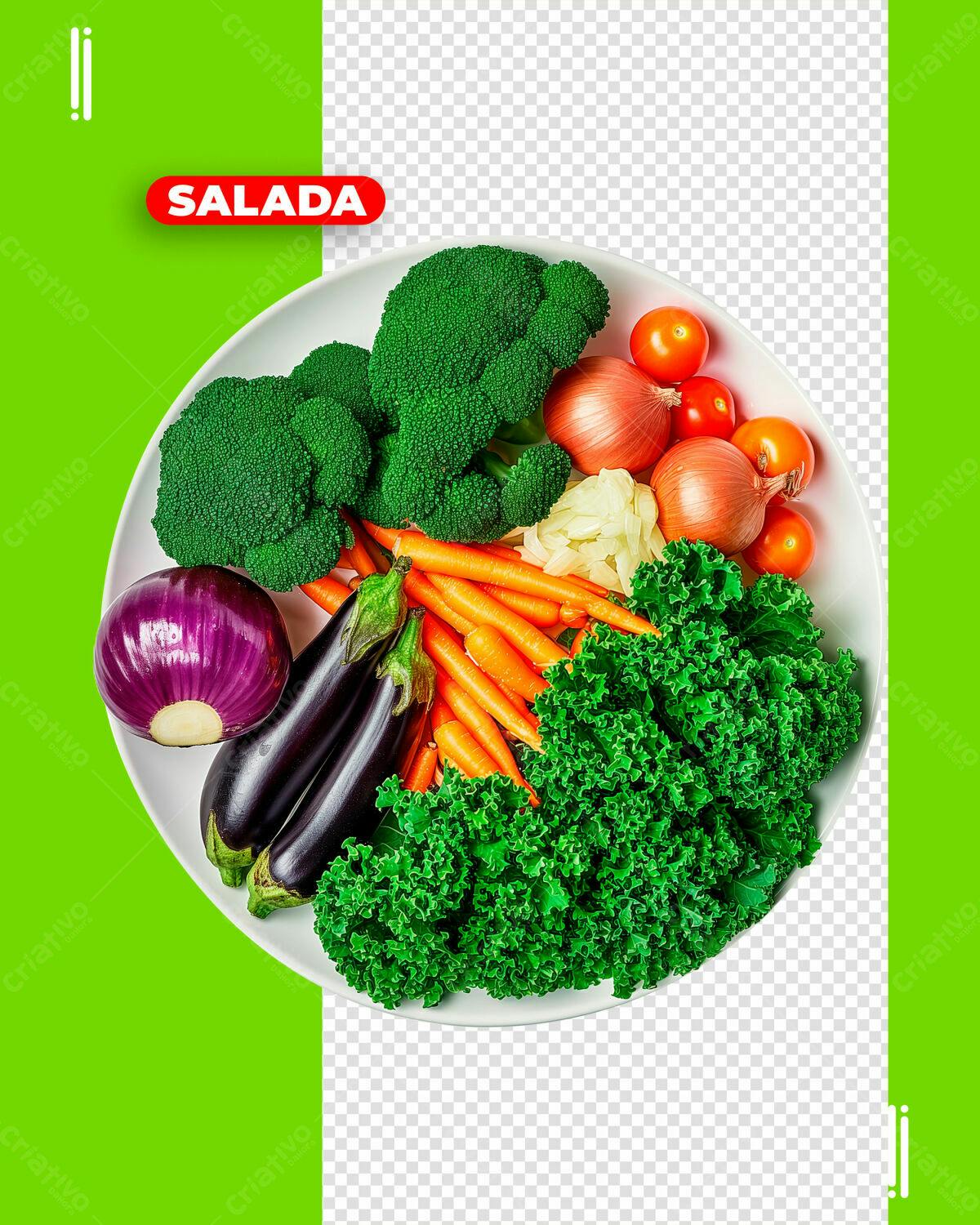 Imagem de Salada PSD Editável