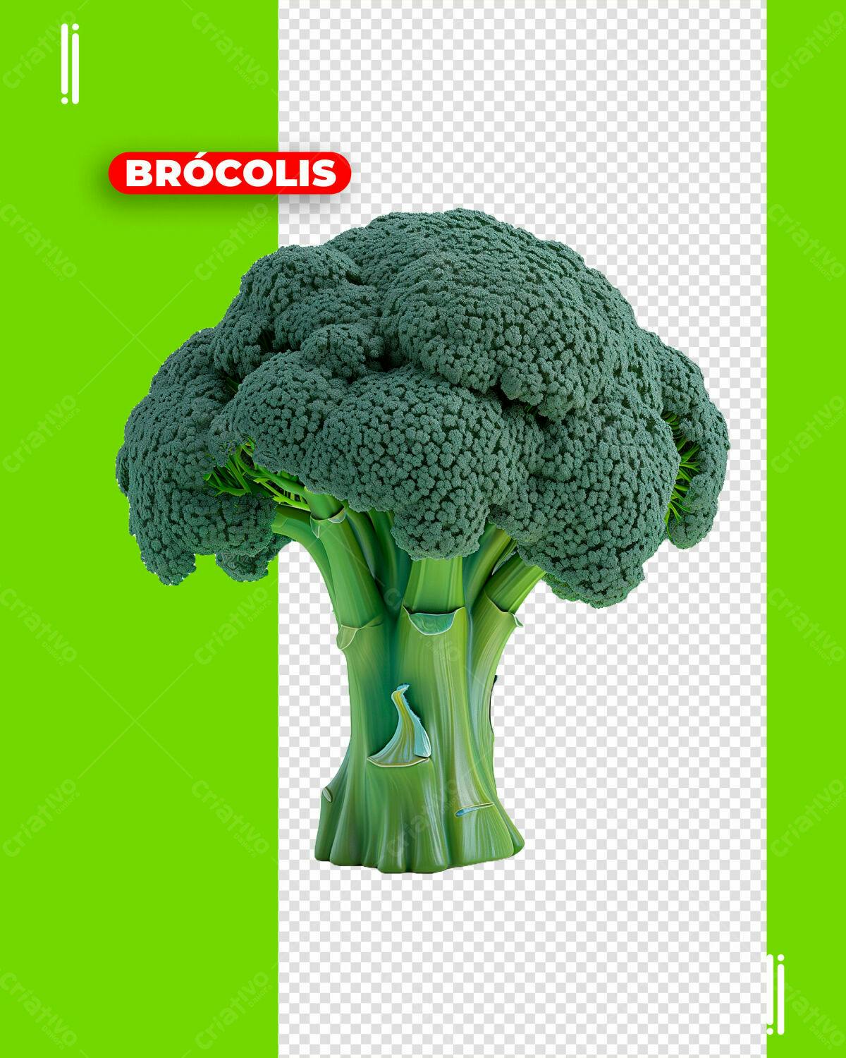 Imagem de Brócolis PSD Editável
