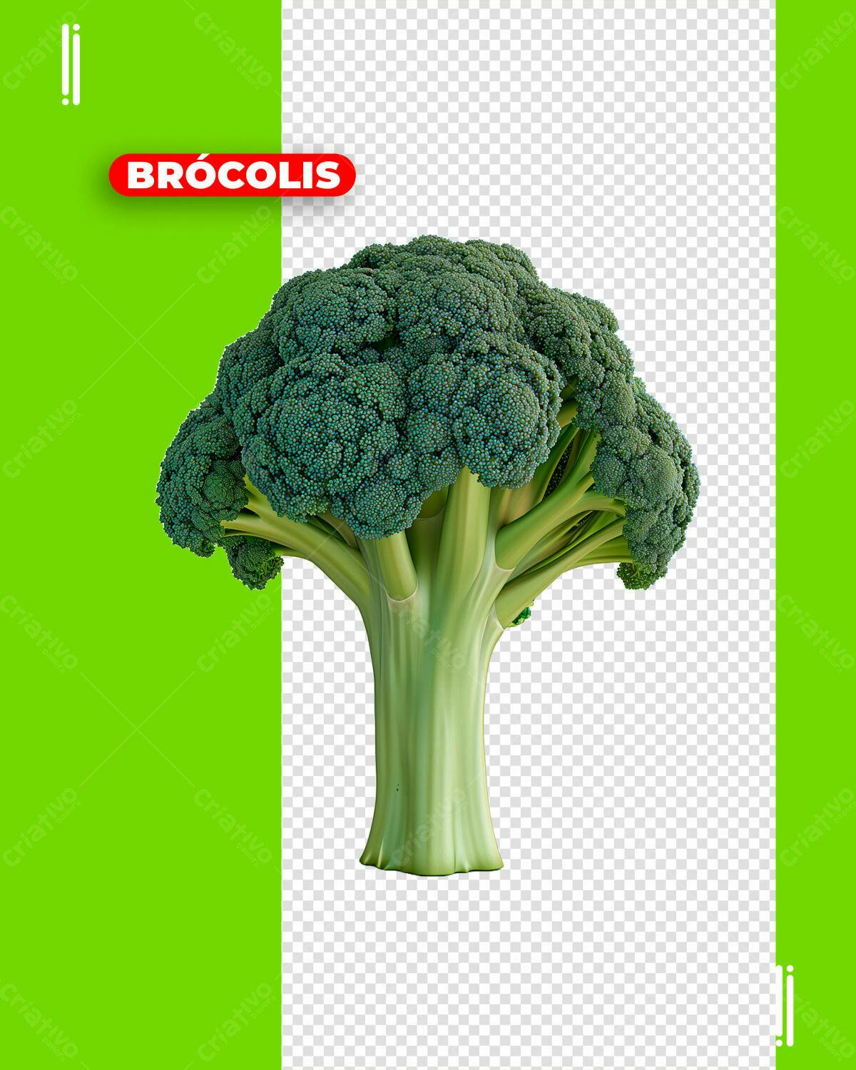 Imagem de Brócolis PSD Editável