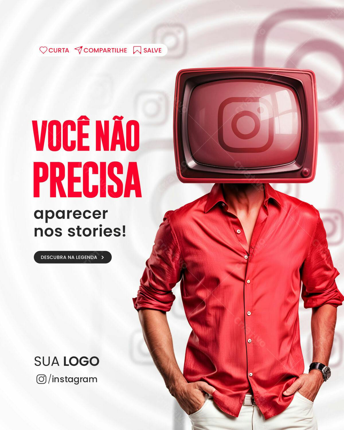 Post para Instagram PSD Editável