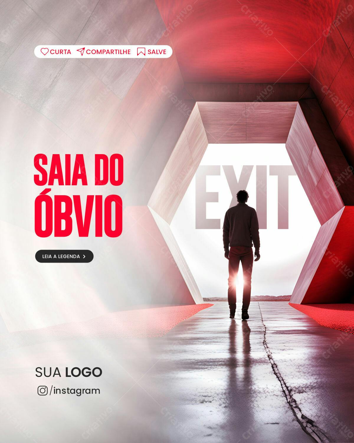 Post para Instagram PSD Editável