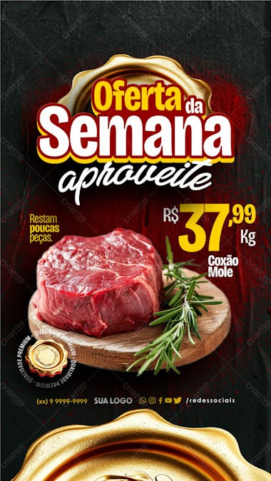 Story açougue oferta da semana 02