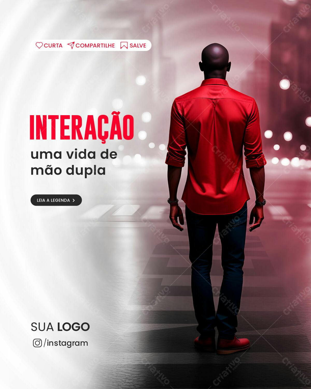 Post para Instagram PSD Editável