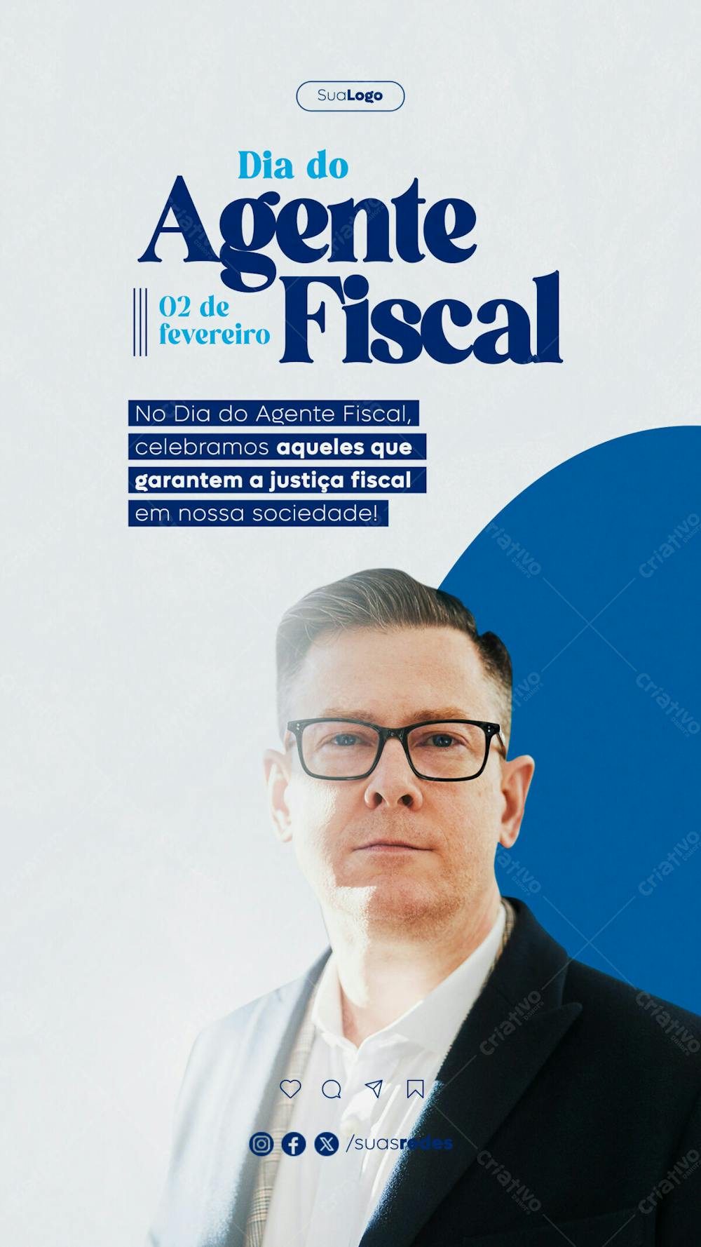 Dia Do Agente Fiscal 2 De Fevereiro Social Media Post Story (1)