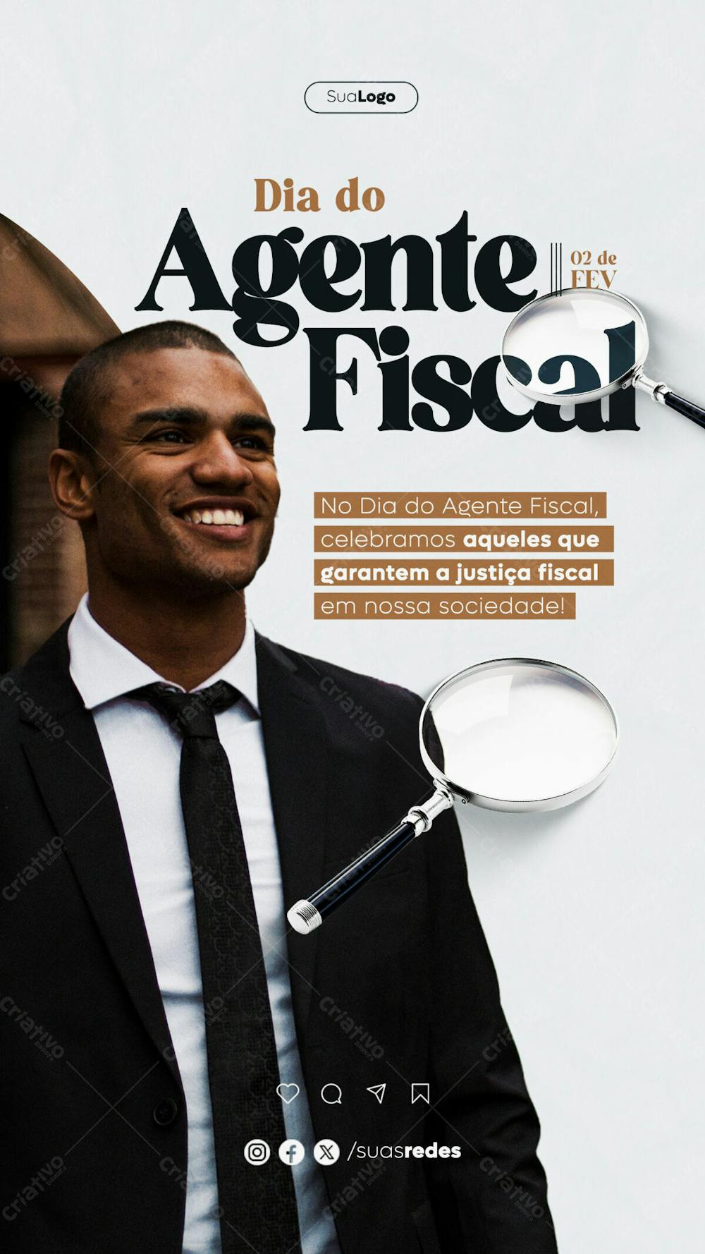 Dia Do Agente Fiscal 2 De Fevereiro Social Media Post Story (2)