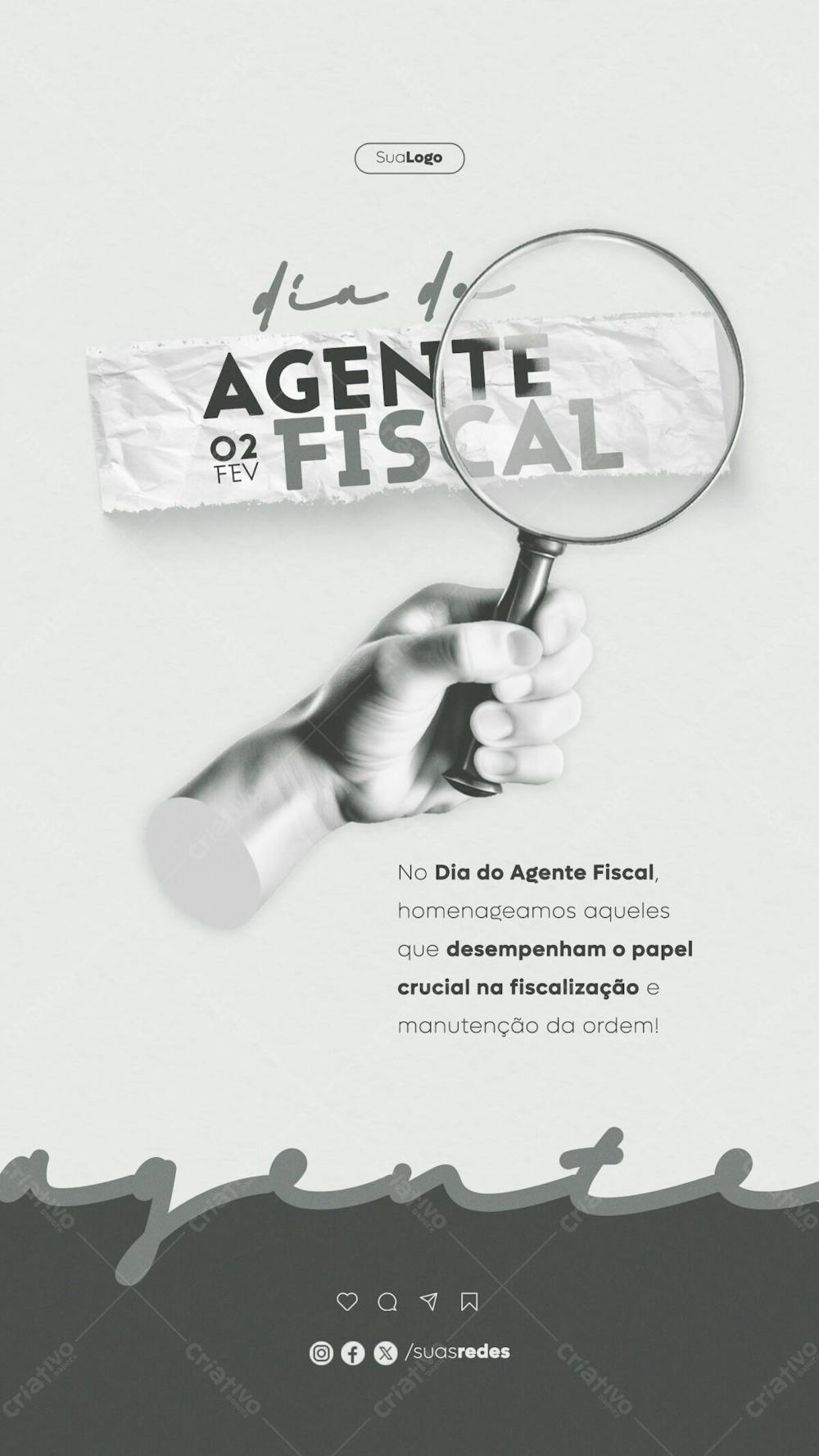 Dia Do Agente Fiscal 2 De Fevereiro Social Media Post Story (6)