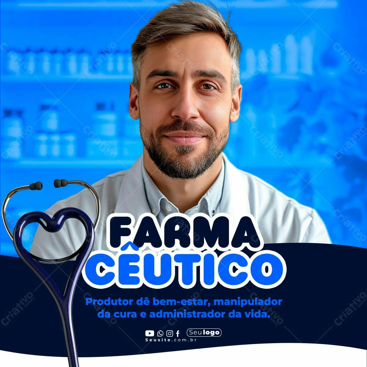 Post Farmacêutico PSD Editável