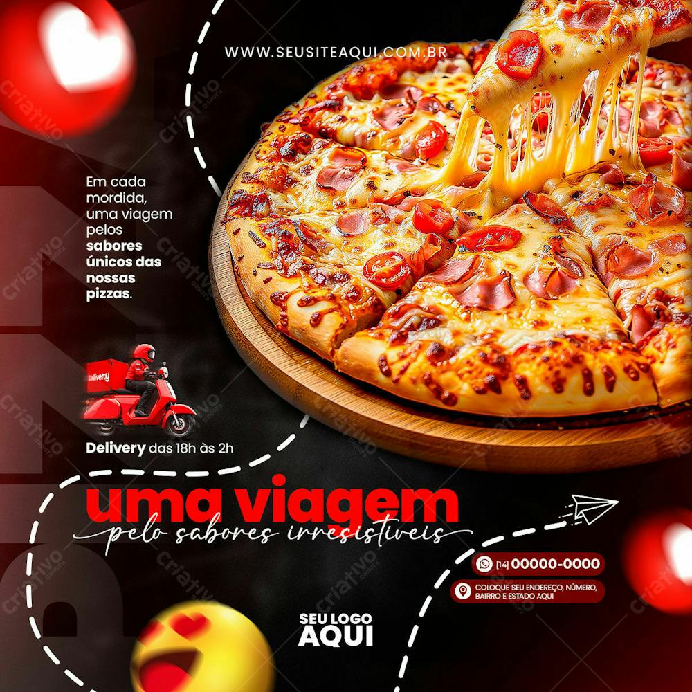 PIZZARIA | PIZZA | PSD EDITÁVEL