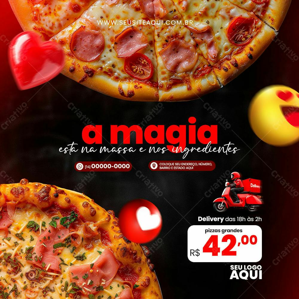 PIZZARIA | PIZZA | PSD EDITÁVEL