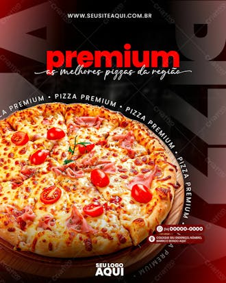 Feed | pizzaria | pizza | psd editável