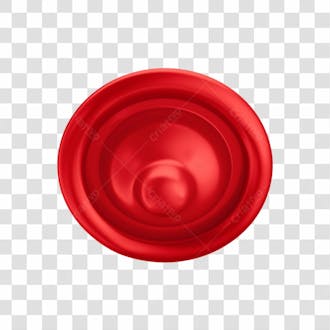 Asset 3d camisinha vermelha em 3d fundo transparente