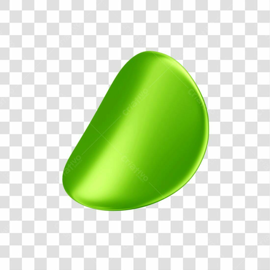 Icone Abstrato Verde PNG com fundo transparente