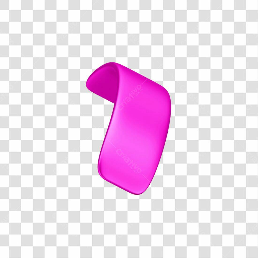 Fita Rosa PNG com fundo transparente