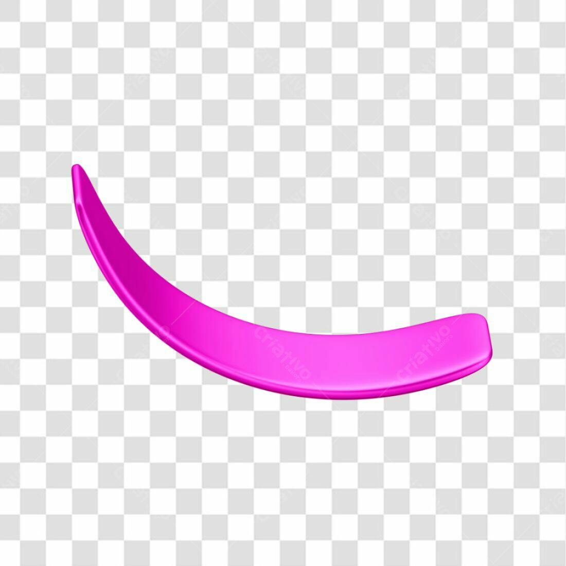 Icone Curva Rosa PNG com fundo transparente