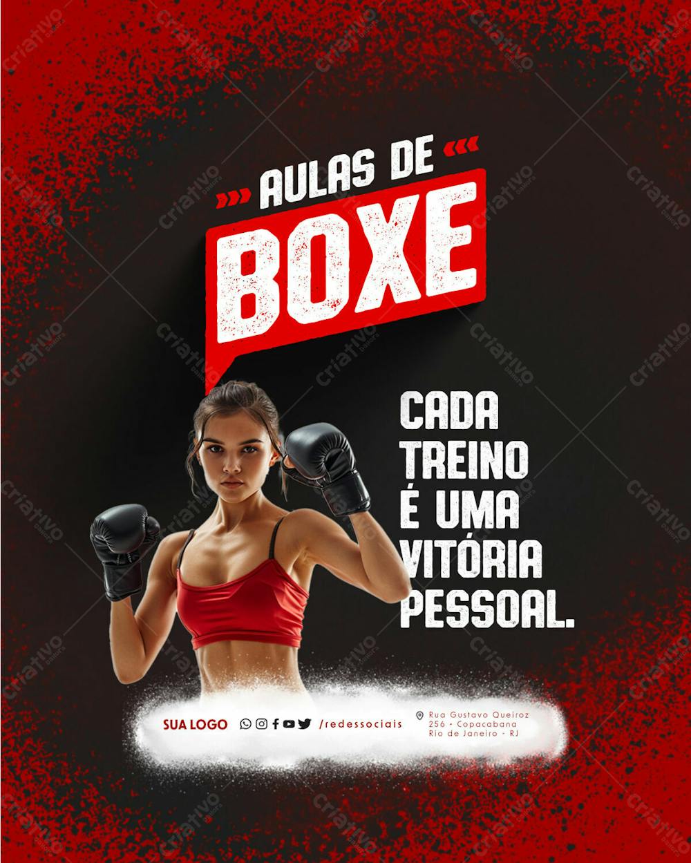 Social Media   Aulas De Boxe   Cada Treino É Uma Vitória Pessoal