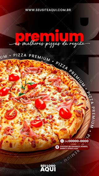 Story | pizzaria | pizza | psd editável