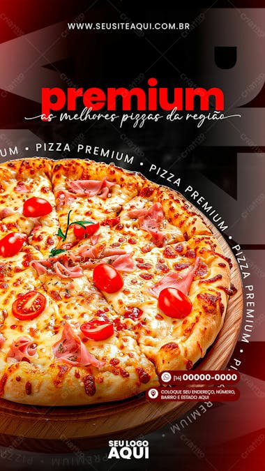 Story | pizzaria | pizza | psd editável