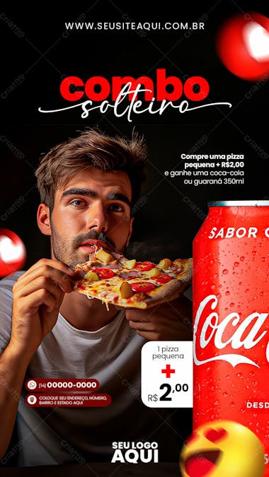 Story | pizzaria | pizza | psd editável