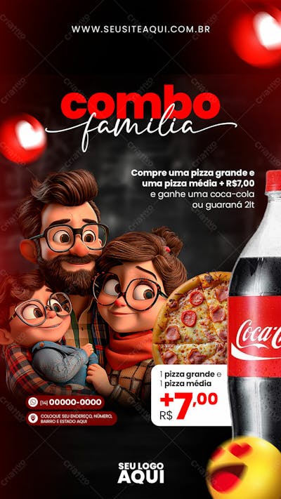 STORY | PIZZARIA | PIZZA | PSD EDITÁVEL