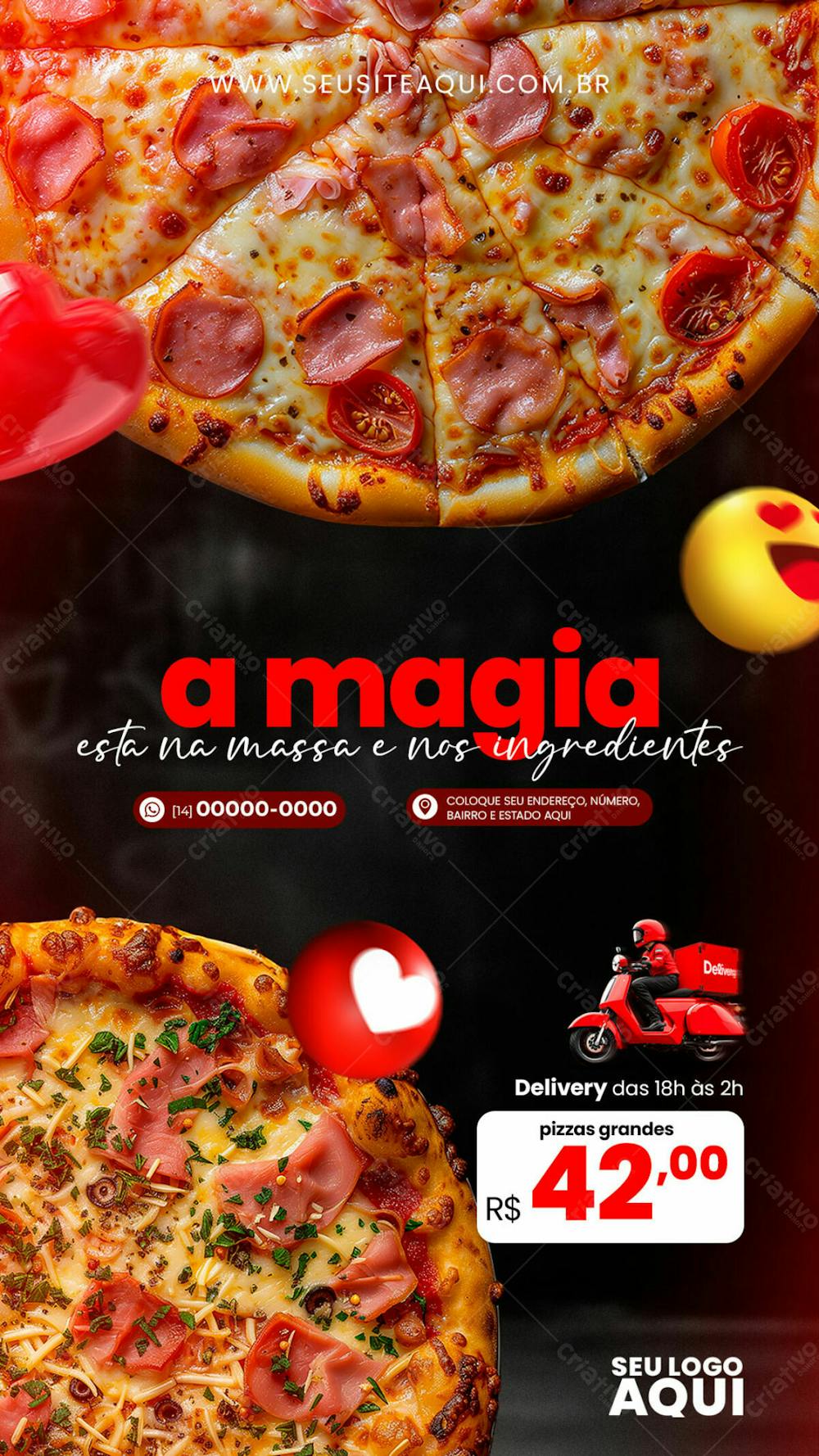 STORY | PIZZARIA | PIZZA | PSD EDITÁVEL