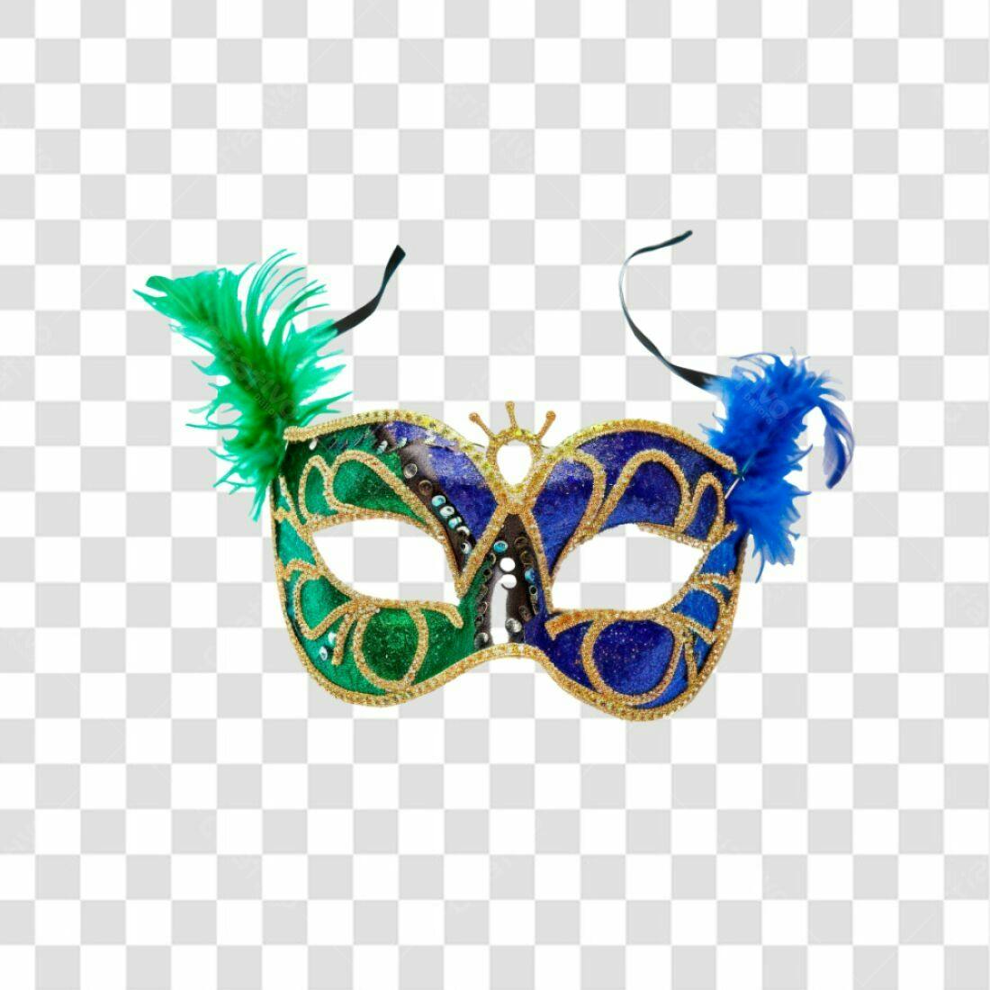 Máscara Carnaval PNG com fundo transparente