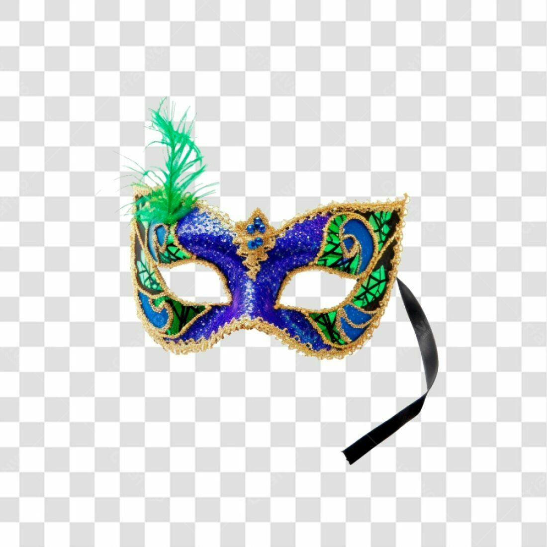 Máscara Carnaval PNG com fundo transparente