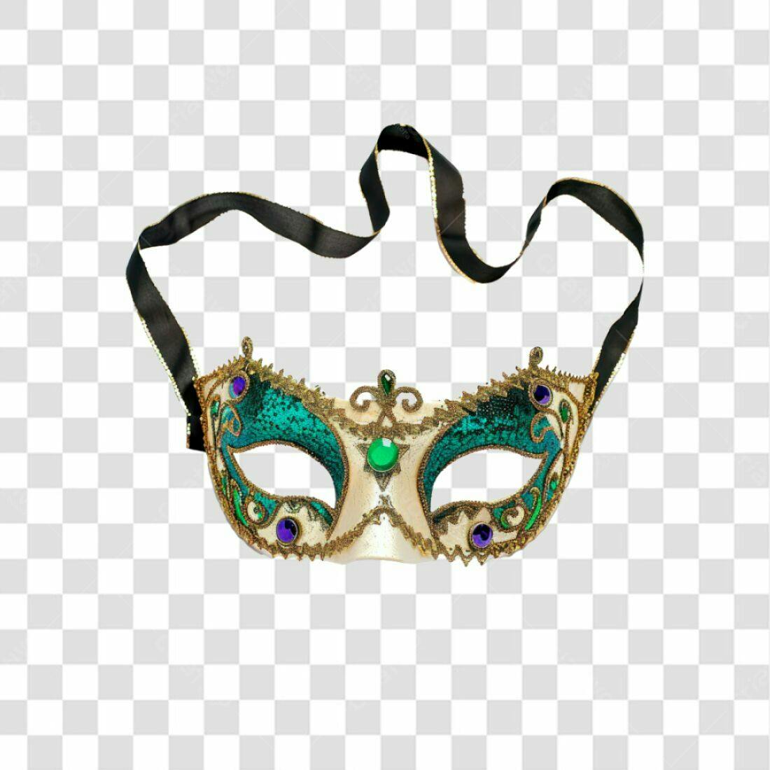 Máscara Carnaval PNG com fundo transparente