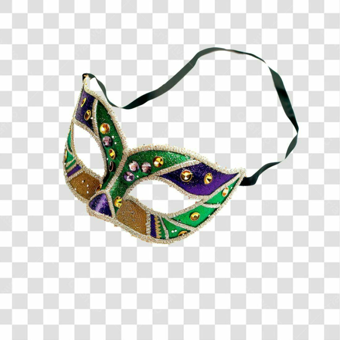 Máscara Carnaval PNG com fundo transparente
