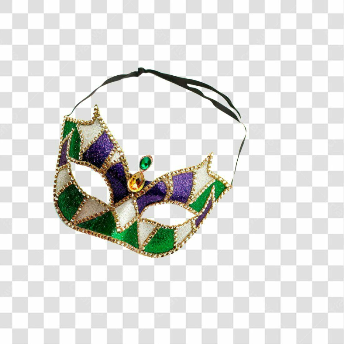 Máscara Carnaval PNG com fundo transparente