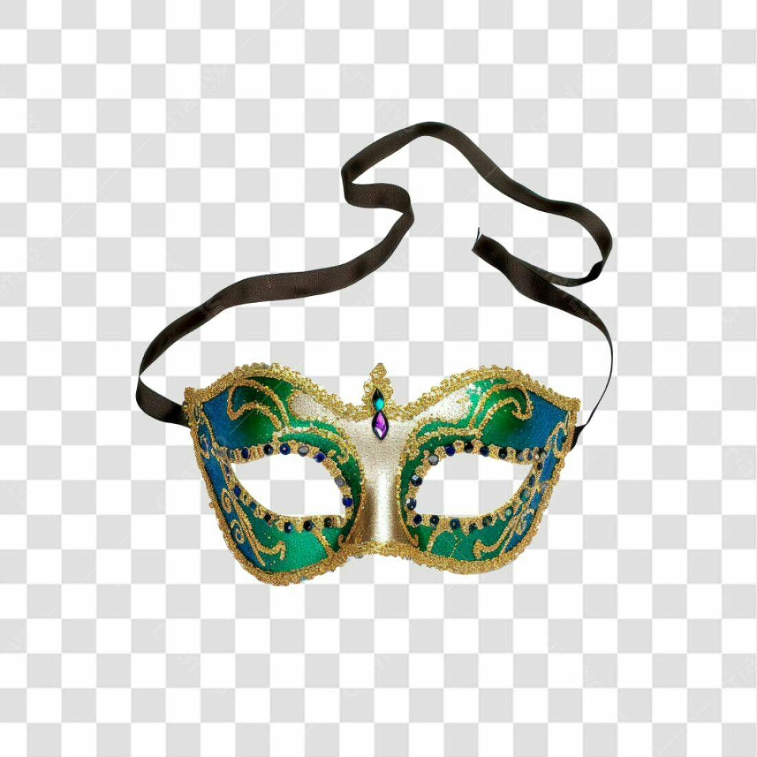 Máscara Carnaval PNG com fundo transparente