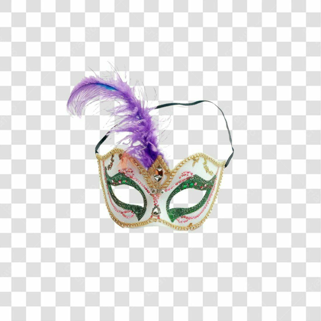 Máscara Carnaval PNG com fundo transparente