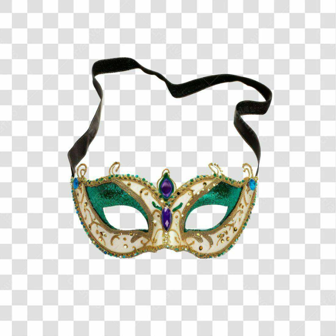 Máscara Carnaval PNG com fundo transparente