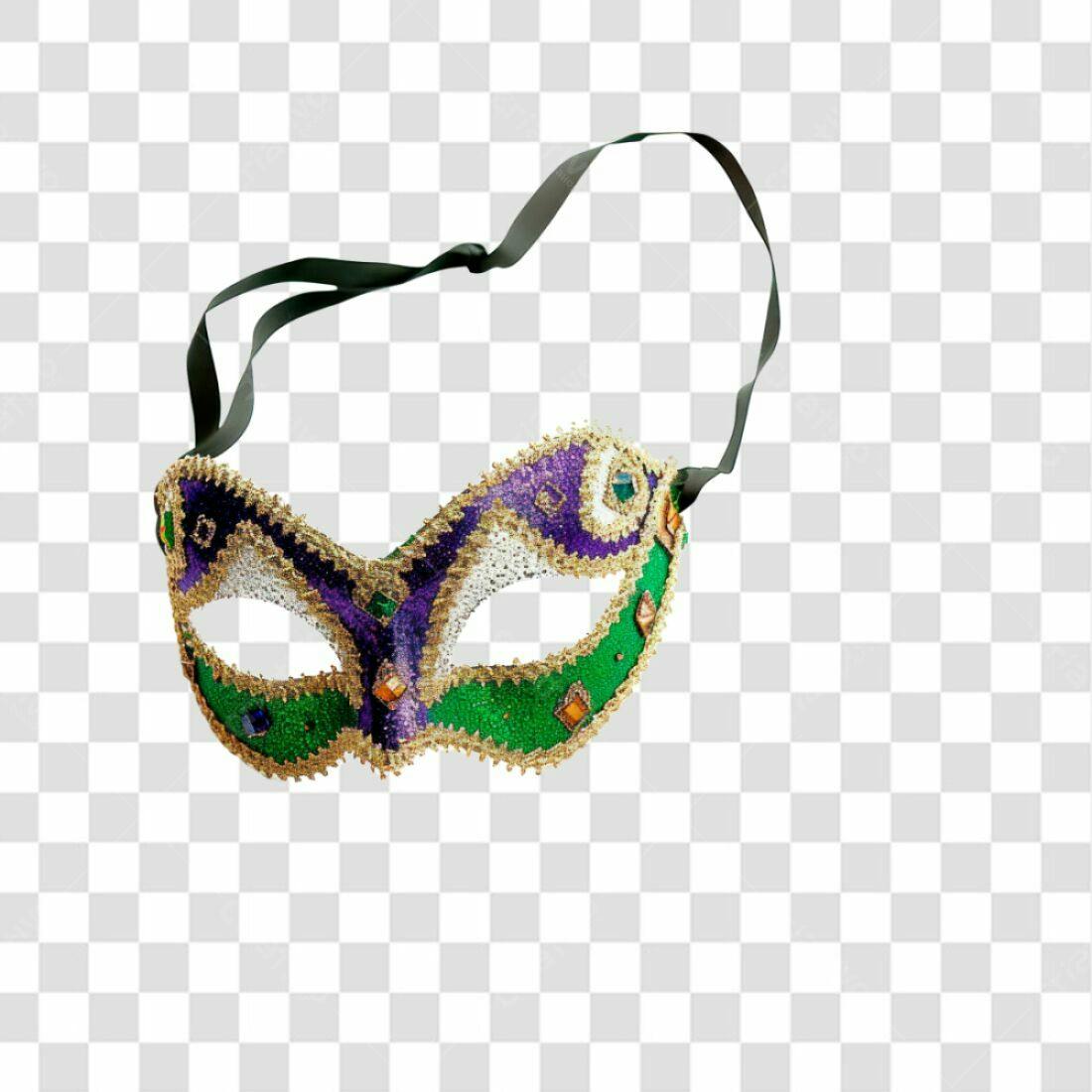 Máscara Carnaval PNG com fundo transparente