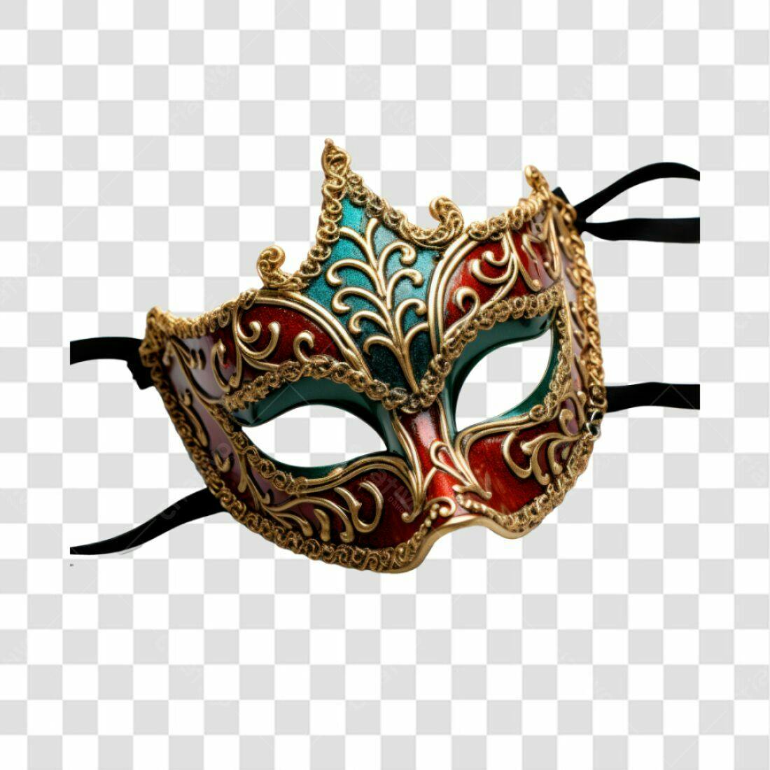 Máscara Carnaval PNG com fundo transparente