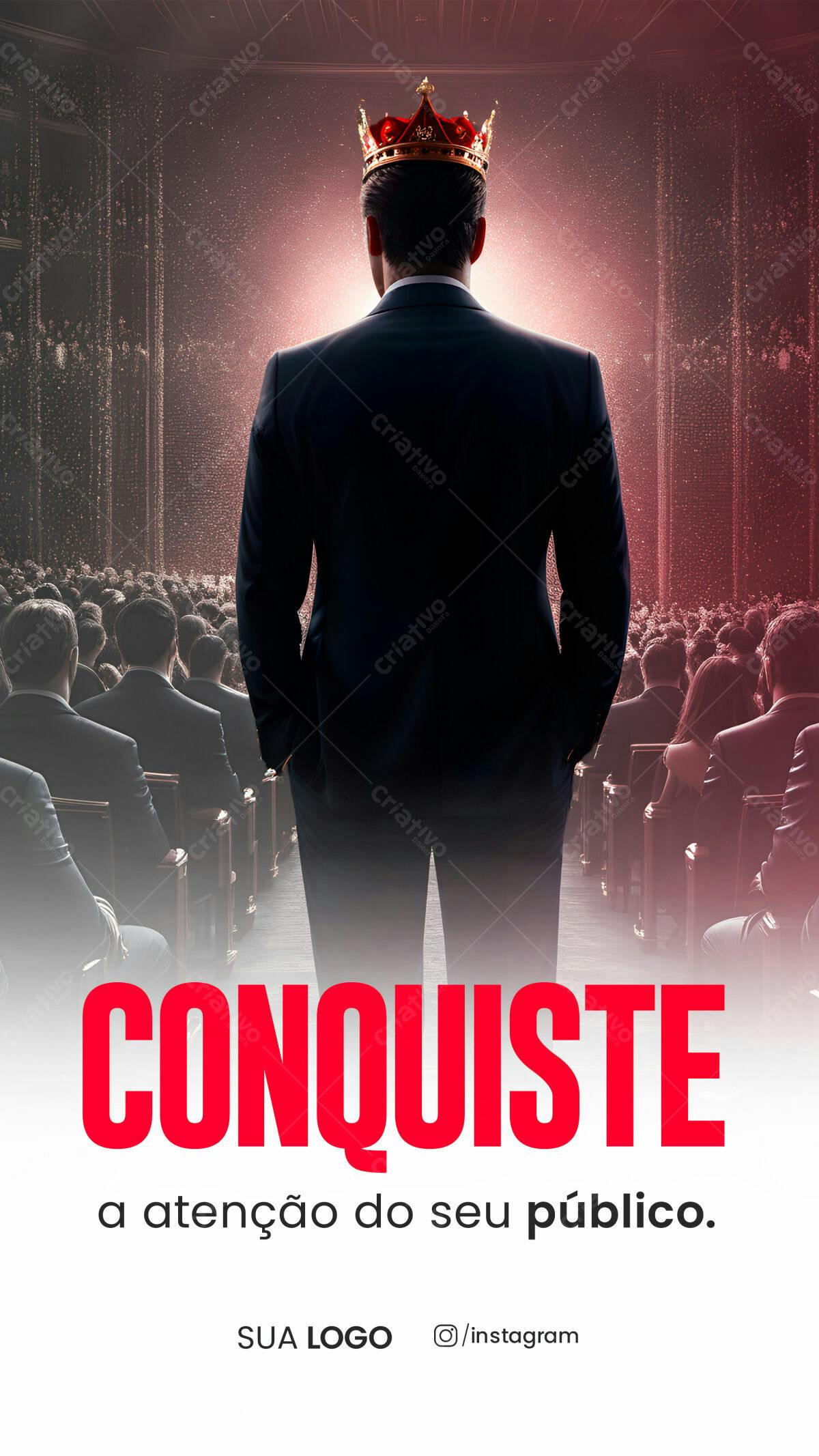 Poster para Palestras Motivacionais PSD Editável