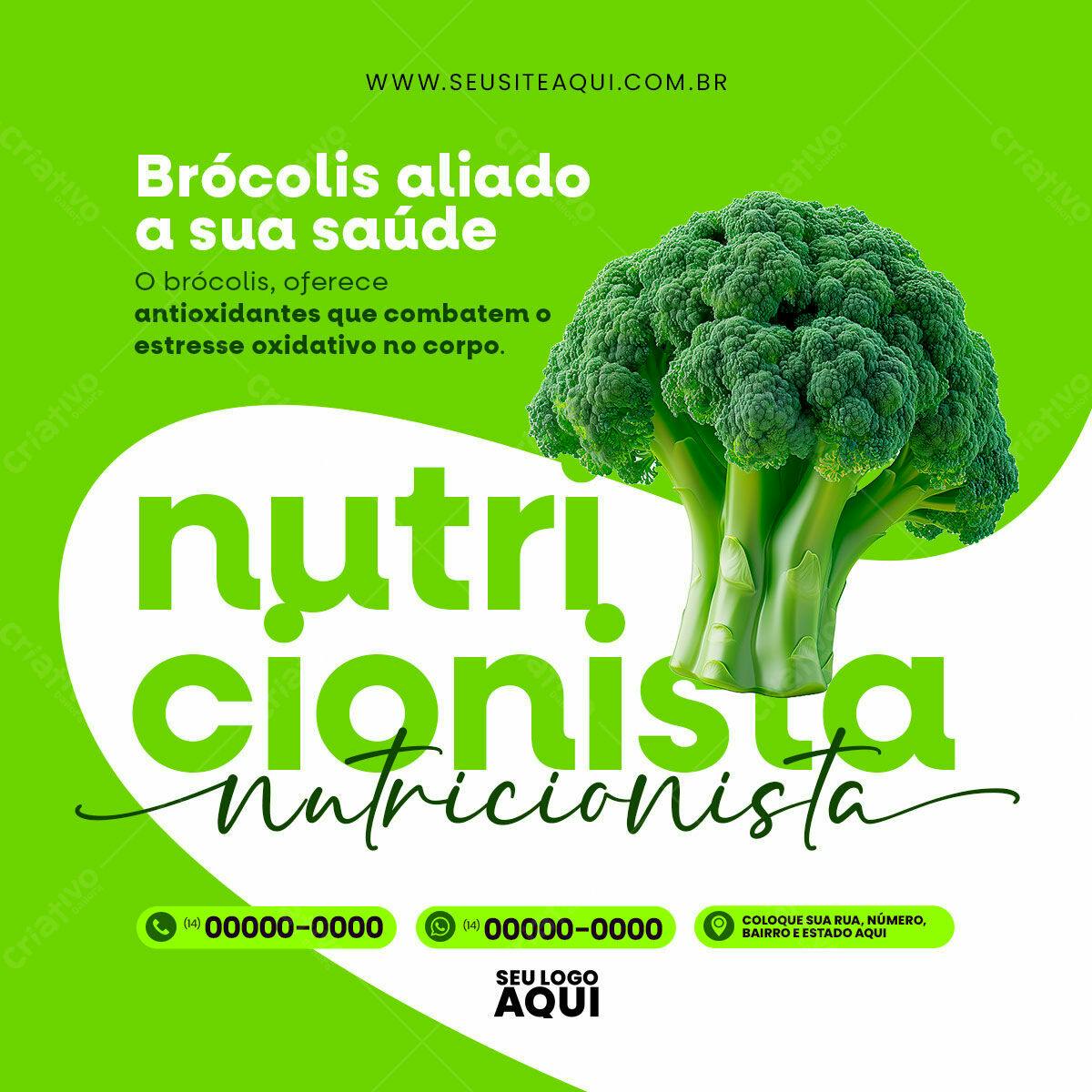 Postagem para Nutricionista PSD Editável