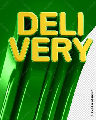 Logo 3d delivery