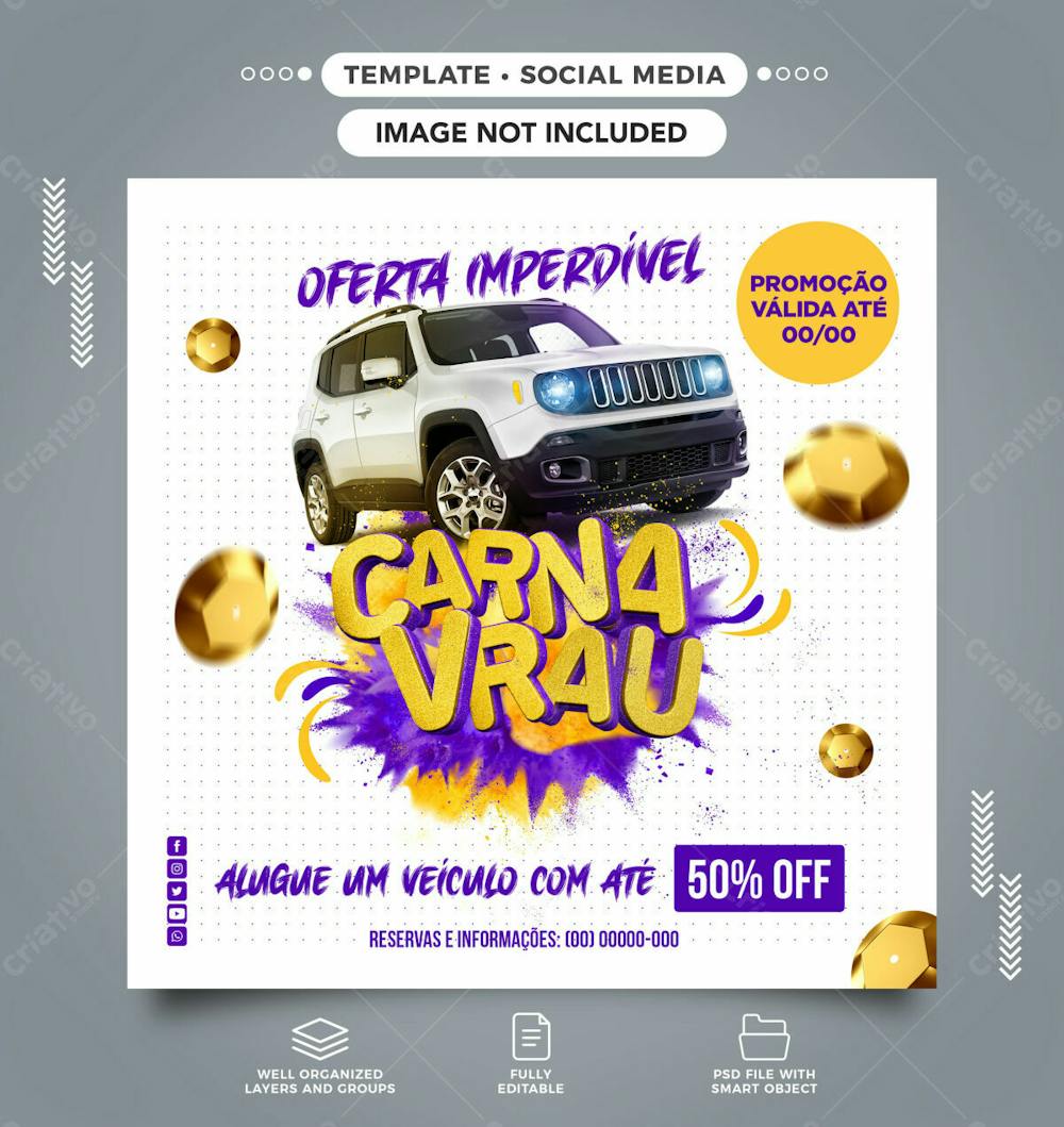 Social Media Carna Vrau Template Feed