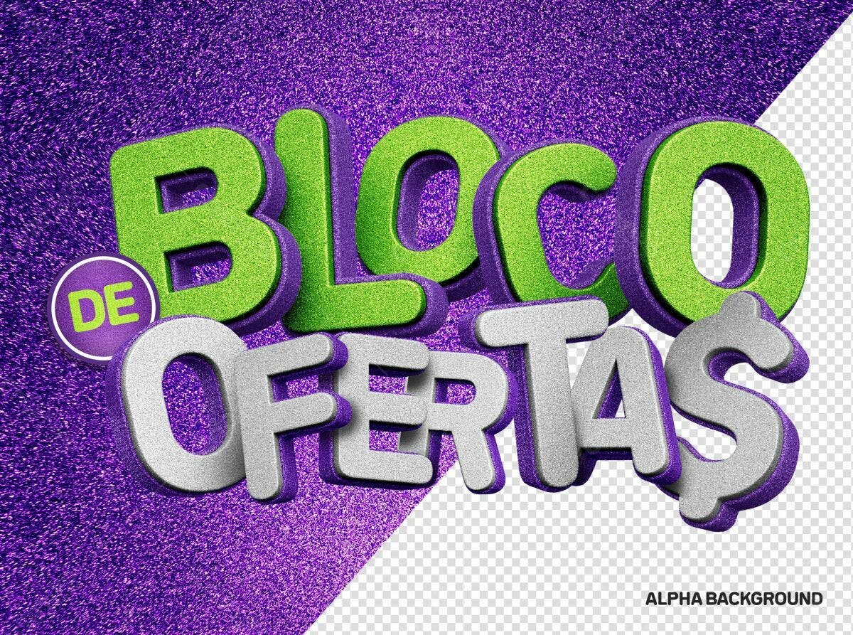 Selo 3D promocional verde e prata brilhante