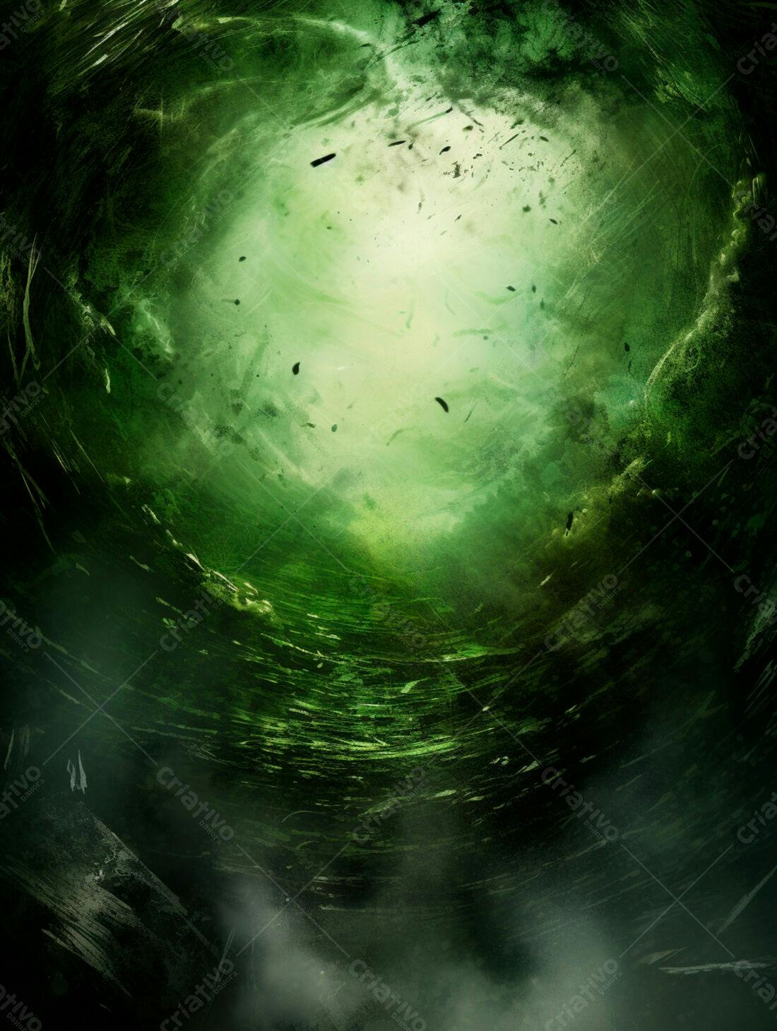 Textura Verde Abstrata Escuro