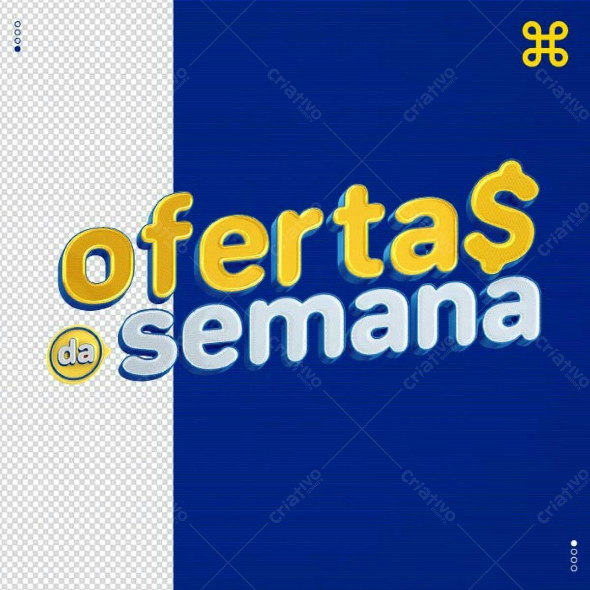 Banner Ofertas da Semana PSD Editável
